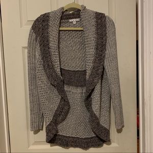 CAbi Circle Cable Knit Cardigan